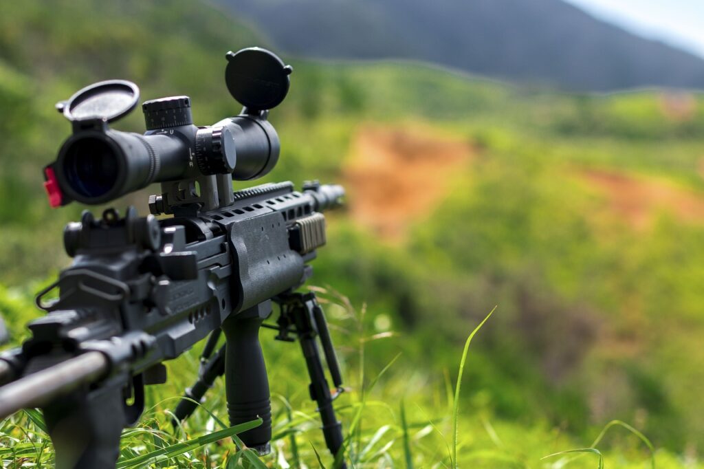 rifle, sniper, green, grass, bullet, war, nature, army, military, ammo